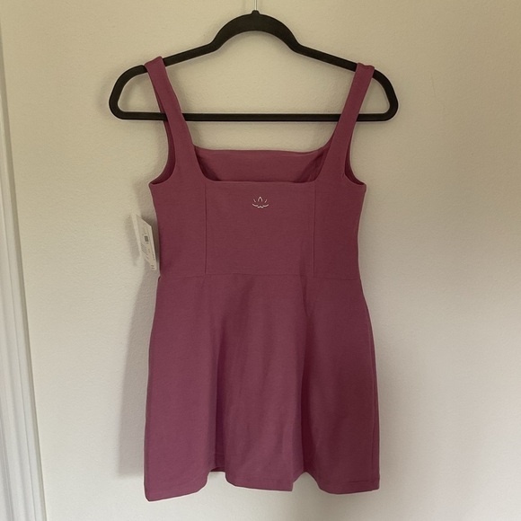 Beyond Yoga Spacedye Court Appeal Mini Dress Pink/Purple Orchid Heather XS - Picture 7 of 14